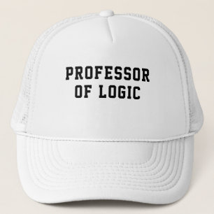 Casquette Mens Funny PROFESSEUR DE NOUVELLE LOGIC