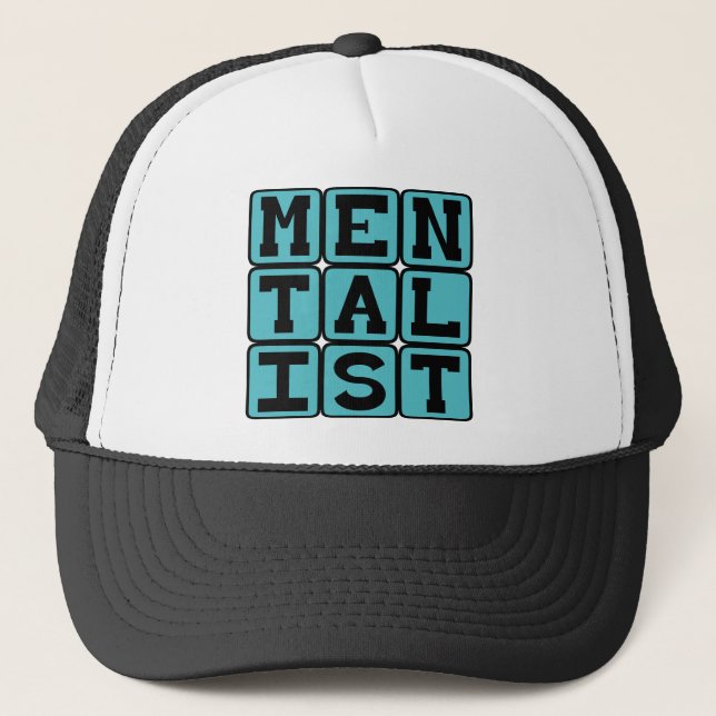 Casquette Mentalist, lecteur d'esprit (Devant)