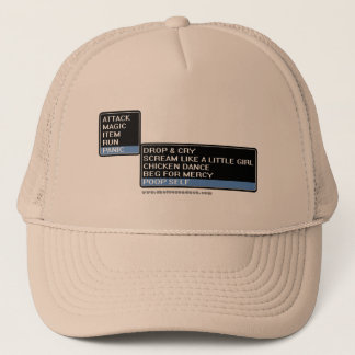 Casquette Menu de bataille de 8 bits RPG