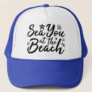 Casquette Mer À La Plage