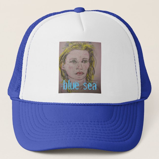 Casquette Mer bleue (Devant)