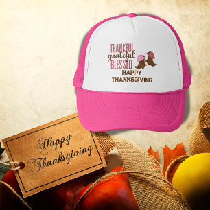 Casquette Merci, Gratuit, Béni, Bon thanksgiving