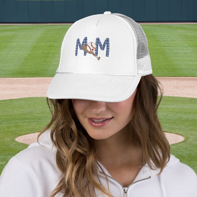 Casquette Mère de baseball Mignonne Marine Preppy Sports Mam (Créateur téléchargé)