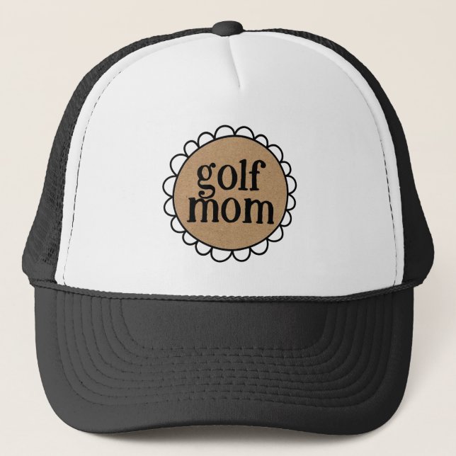Casquette MÈRE DE GOLF Branchu Bord Arrondi (Devant)