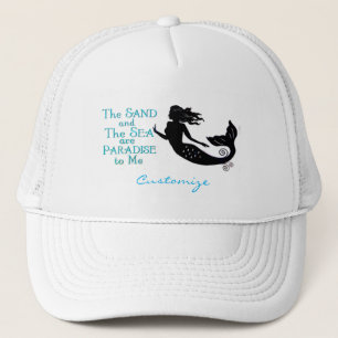 Casquette Mermaid de plage de sable et de mer Thunder_Cove