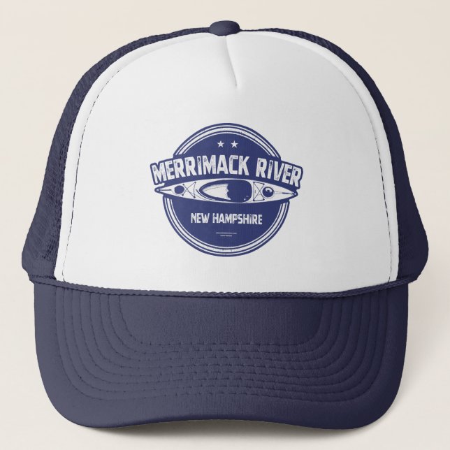 Casquette Merrimack River New Hampshire Kayak (Devant)