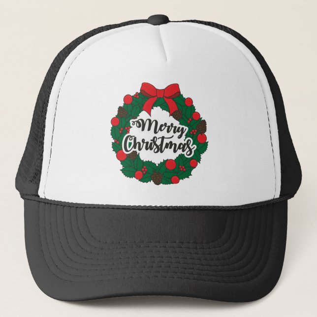 Casquette Merry christmas (Devant)