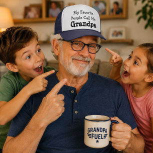 Casquette Mes personnes préférées m'appellent Papy Cadeau dr