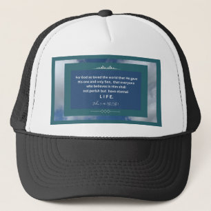 Casquette Message d'amour - John 3-16 - Chapeau de camion no