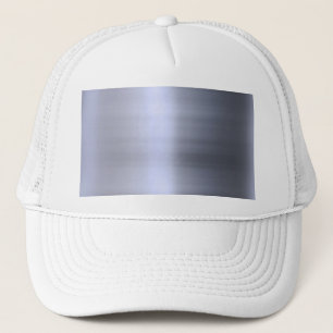 Casquette Métal argenté balayé texturisé
