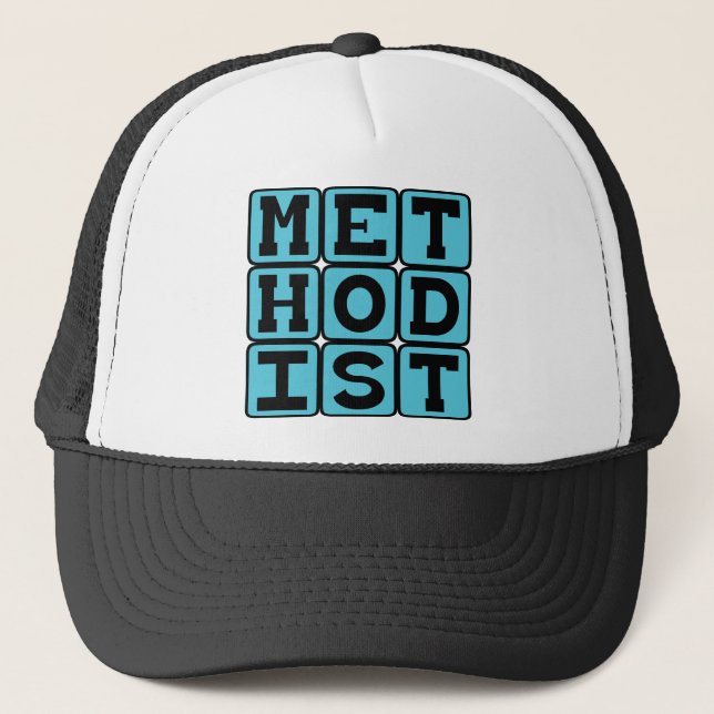 Casquette méthodiste, christianisme protestant (Devant)