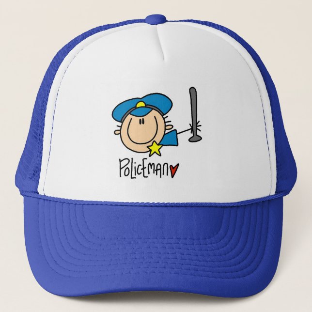 Casquette Métier d'agent de police (Devant)
