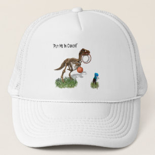 Casquette "Mets-moi dans l'entraîneur" Dinosaur Basketball C