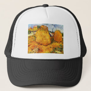 Casquette Meules de foin en Provence par Van Gogh.