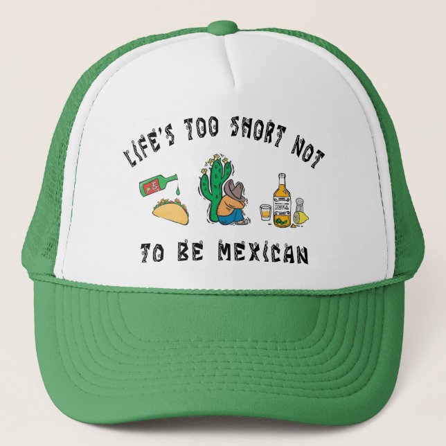 Casquette Mexicain très drôle (Devant)