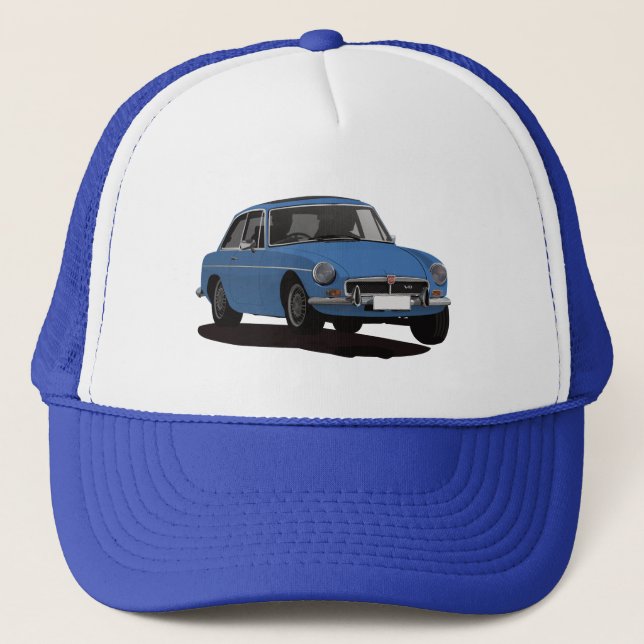 Casquette MGB GT V8 - Bleu (Devant)