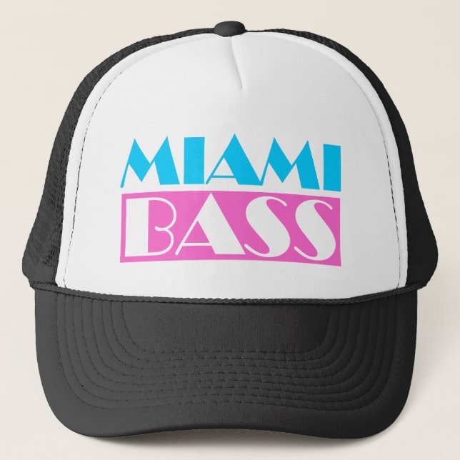 Casquette Miami Bass Retro 80s (Devant)