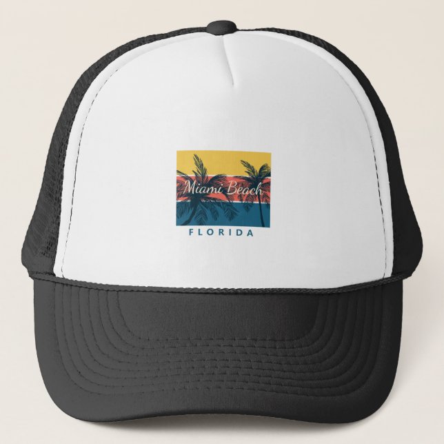 Casquette Miami Beach Floride (Devant)
