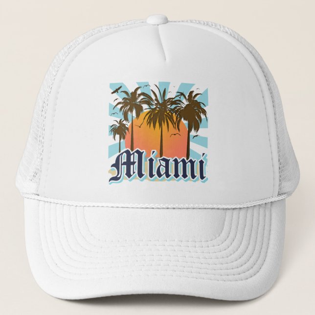 Casquette Miami Beach la Floride FLA (Devant)