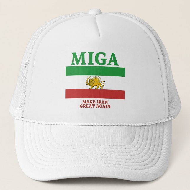 Casquette MIGA Hat – Make Iran Great Again Cap. (Devant)