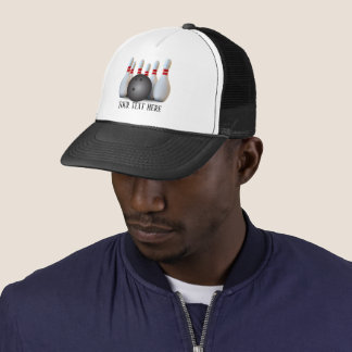 Casquette mignon ajouter texte amateurs de bowling Trucker H