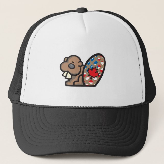 Casquette mignon castor américain canadien (Devant)