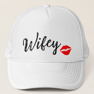 Casquette MIGNON ! 👰♀️ Chapeau rose "Wifey" avec lèvres de
