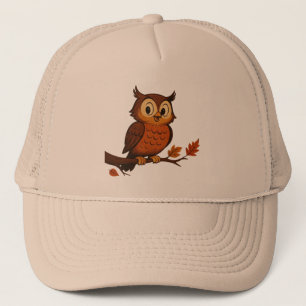 Casquette Mignon, chouette fantaisiste vintage d'automne