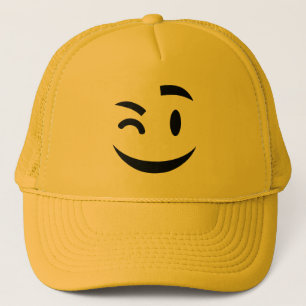 Casquette Mignon clignant de l'oeil à vous l'emoji
