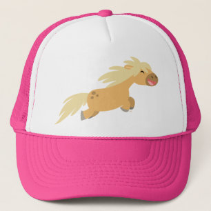 Casquette mignon de camionneur de poney de