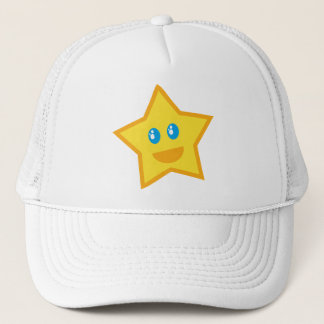 Casquette mignon d'étoile de bande dessinée