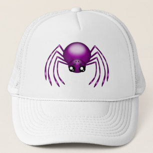 Casquette mignon violet cartoony Spider