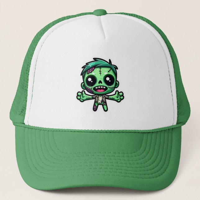 Casquette Mignonne, drôle de zombie (Devant)