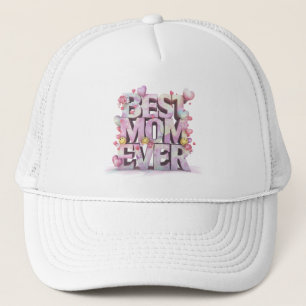 Casquette *~* Mignonne Fête des Mères Coeurs Fleurs 3-d AP72