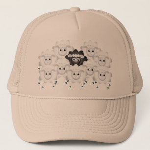 Casquette Mignonne mouton noir de la famille