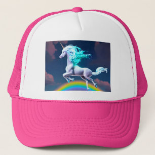 Casquette Mignons nuages Raibow Unicorn