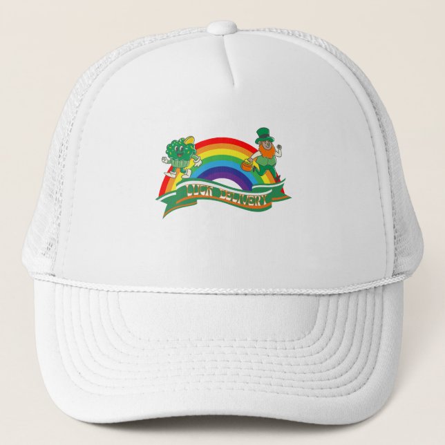 Casquette Mikitiez irish trèfle vert st.patrick chance jour (Devant)