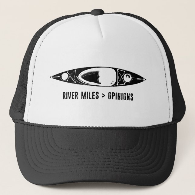 Casquette Miles de rivière > Opinions Kayak (Devant)