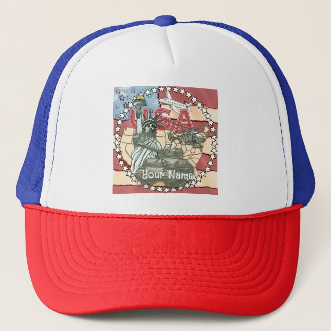Casquette Militaire américain  (Devant)