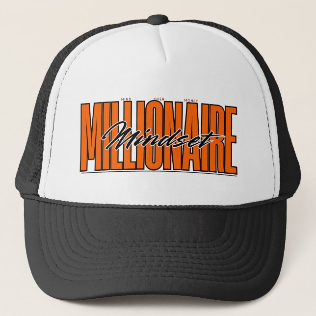 Casquette Millionaire MindsetMC couronne l'état d'esprit ave (Devant)