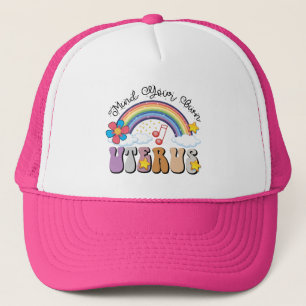 Casquette Mind Your Own Uterus Feminist Pro Choice Rainbow