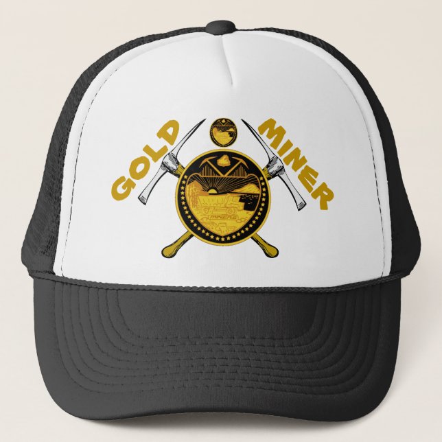 Casquette Mineur d'or (Devant)