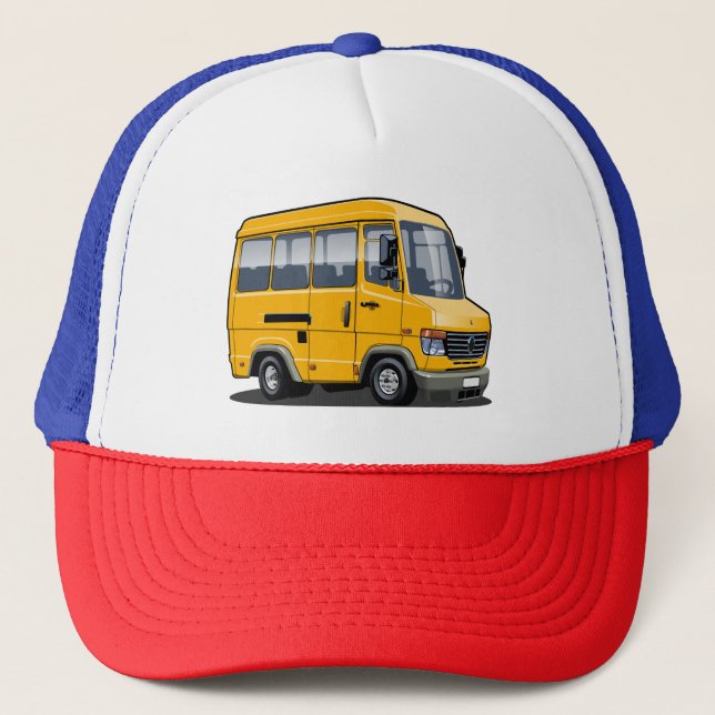 Casquette Mini bus caricature (Devant)