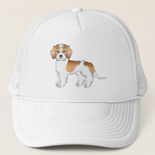 Casquette Mini Goldendoodle couleur abricot parti-color