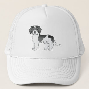 Casquette Mini Goldendoodle de couleur parti noir dessin ani