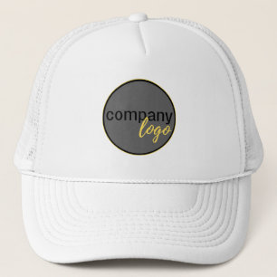 CASQUETTE MINIMAL BUSINESS LOGO COMPANY MARQUE WHITE