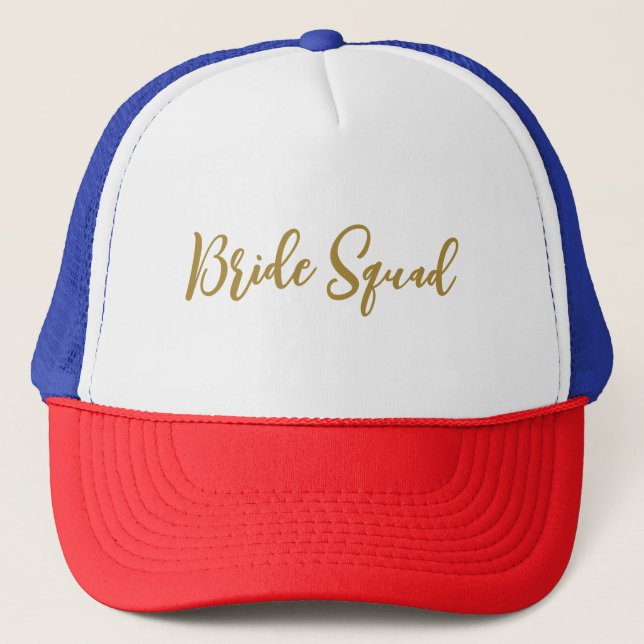 Casquette minimale add your name text bridesmaid gijd (Devant)