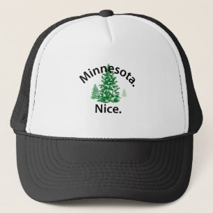 Casquette Minnesota Nice. Point ! (texte noir)