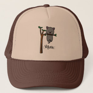 CASQUETTE MINOU CHAT DANS L'ARBRE