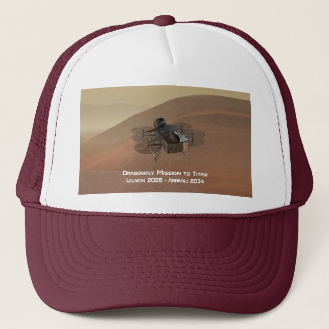 Casquette Mission libellule à Titan (Devant)